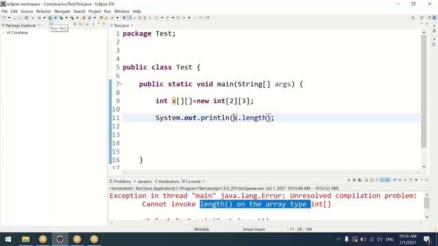 #14 Core Java | length vs length()| How to find length of multidimensional array|Length of a strin смотреть онлайн