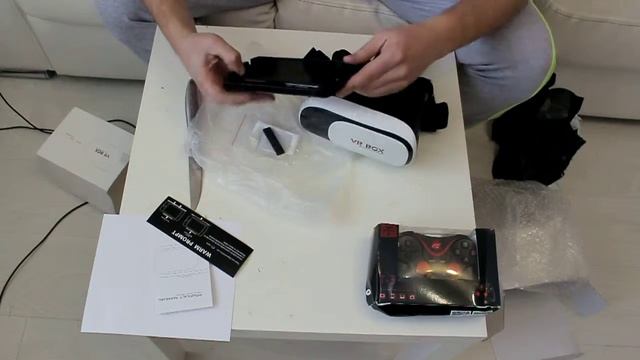 Виртуальная реальность. 3D Шлем. 3D очки для смартфона. смотреть онлайн