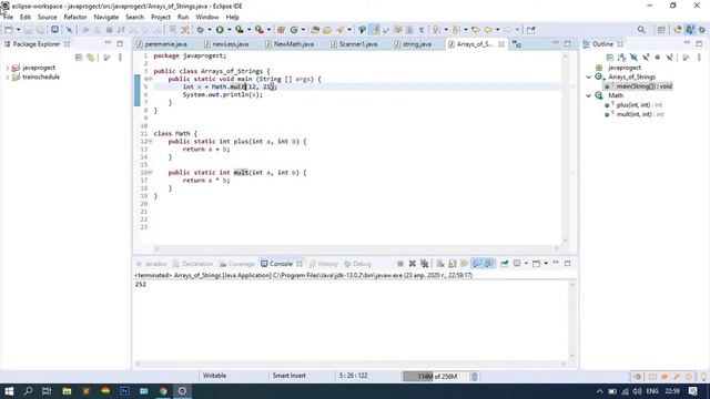 22. Модификатор static. Уроки по Java смотреть онлайн