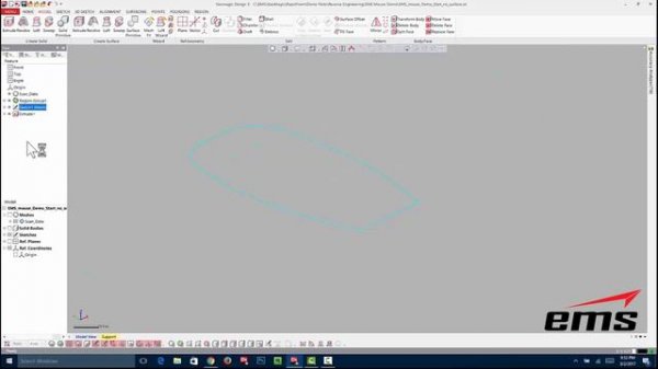 3D Scan Data to CAD Model Using Geomagic Design X
