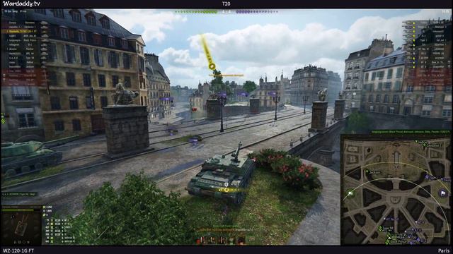 ► WZ-120-1 FT 📍Paris || World Of Tanks (WoT) WZ-120-1 FT Gameplay