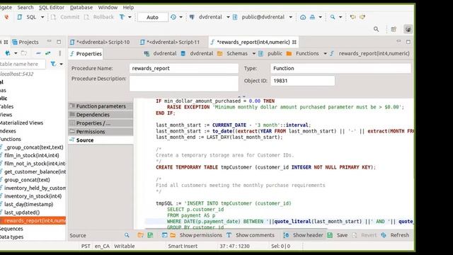 Procedure, function and dynamic SQL смотреть онлайн