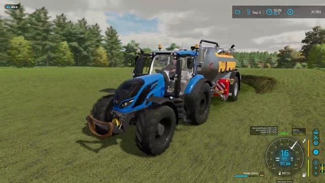 Spreading Slurry, New Mercedes-Benz Actros Truck, Subsoiling│The Old Stream│FS 22│Timelapse#4 смотреть онлайн