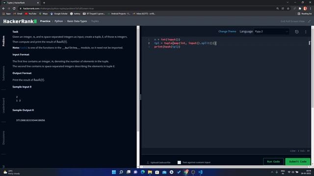 Tuple in Python смотреть онлайн