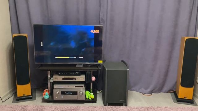 Denon AVR 3808 + Monitor audio Silver S8 смотреть онлайн