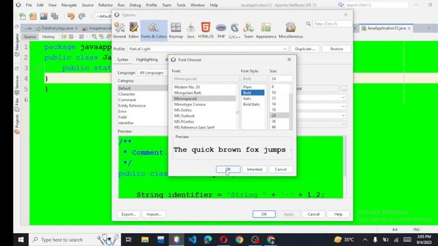 How to change Java Theme ,Color , Text Size ,Zoom Text in Netbeans смотреть онлайн