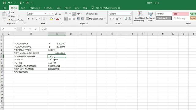 07: Number Formatting in Excel in hindi | Number Tab in Excel смотреть онлайн