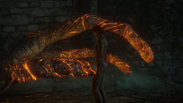 Elden Ring - Embracing The Three Fingers naked Cutscene смотреть онлайн