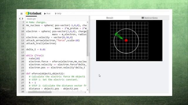 Coding for High School Physics 38 Animating with the Electric Force смотреть онлайн