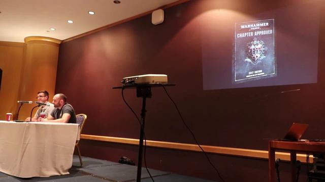 Warhammer 40,000 8th Edition Seminar - UK Games Expo - Chapter Approved And Primaris Repulsor