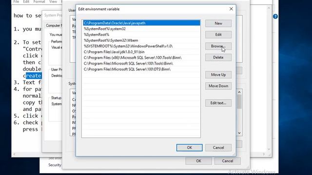How to set java path in windows 10 смотреть онлайн