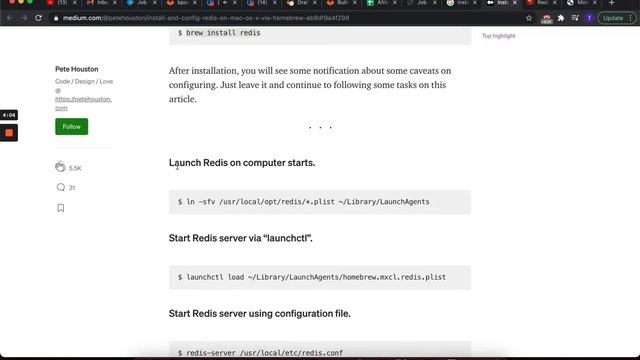 Install Redis on Mac смотреть онлайн