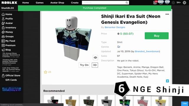 The Best Roblox Anime Outfits From Popular Shows!! смотреть онлайн