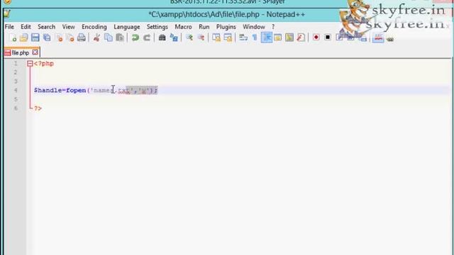 PHP Advanced Tutorial in Tamil 58 FileHandling Writing to a File смотреть онлайн