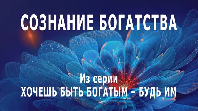 Сознание Богатства. Хочешь быть богатым - будь им! смотреть онлайн