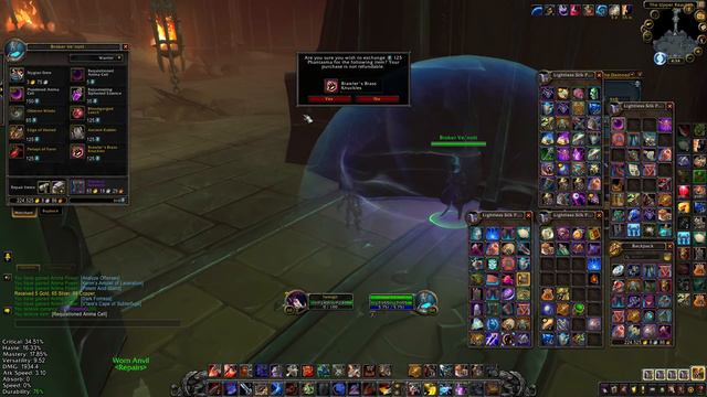 WoW Shadowlands 9.2.0 arms warrior pve Torghast The Jailer's Gauntlet Layer 2 ilvl 262 смотреть онлайн