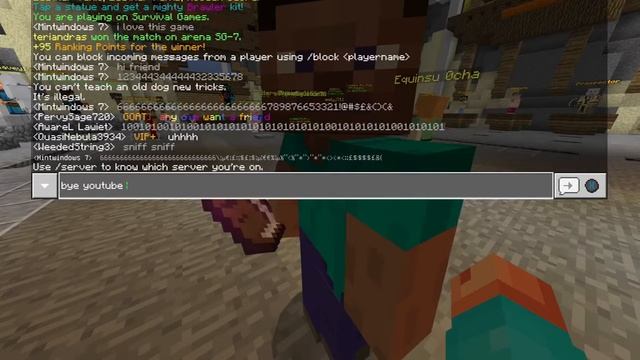 MINECRAFT Xbox PE Chat lifeboat server смотреть онлайн
