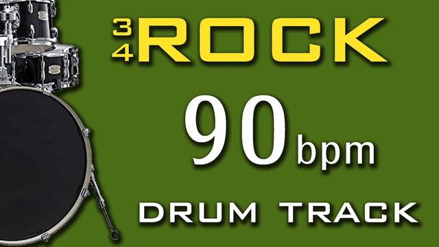 90 BPM - 3/4 DRUM TRACK - ROCK смотреть онлайн