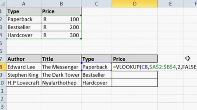 Vlookup and HLookup in Excel смотреть онлайн