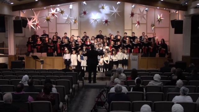 Родился Ты в Святую ночь. Пение хора