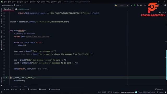 Send Multiline WhatsApp messages using Python смотреть онлайн