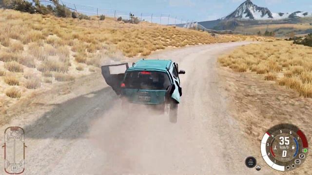 BeamNG.drive - Chevrolet Spark M300 2011 - Car Show Test Drive Crash . 4K 60fps.