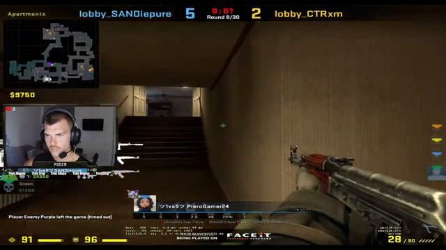 PABLO ESCOBAR PE CS GO | FACEIT!!! смотреть онлайн