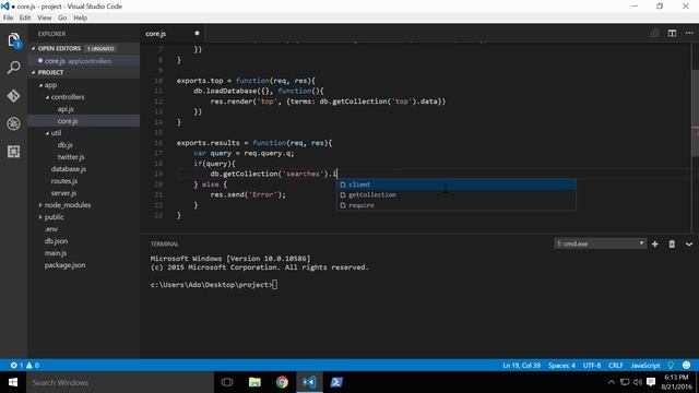 [Getting Started with Node.js] Lesson 17 Building the Results Controller смотреть онлайн