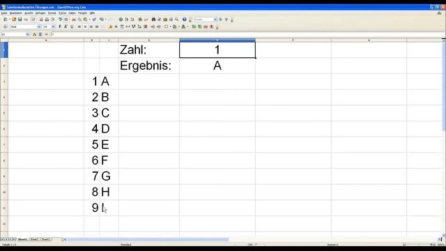 Tabellenkalkulation Tutorial 0029 SVERWEIS 1 ( Open Office Calc Libre Office Excel ) смотреть онлайн