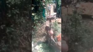 Декоративный кран из речного камня  своими руками.