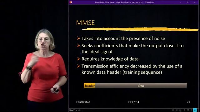 GEL7114 - Module 4.6 - Minimum mean squared error (MMSE) equalizer смотреть онлайн