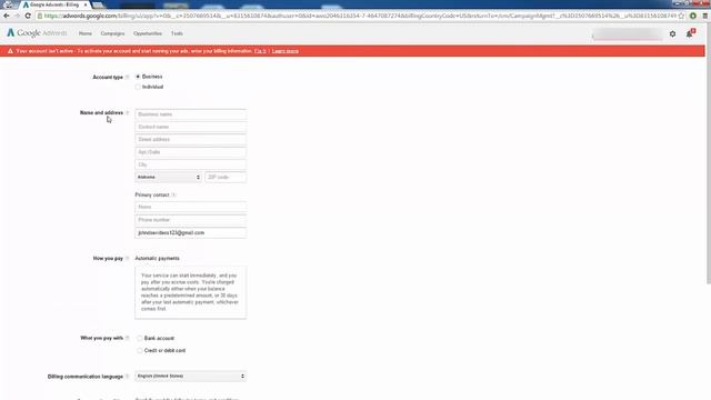 How to Set Up Your Billing Information in Google Adwords & {How To Setup Your Payment Method] смотреть онлайн