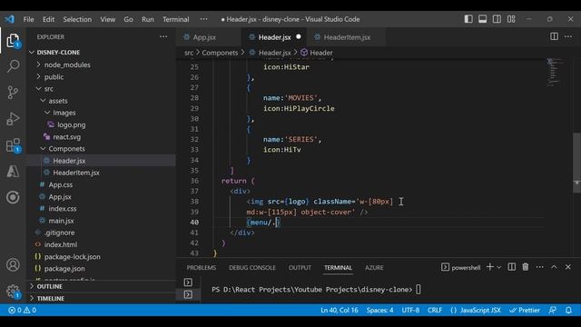 #4 Build Full Stack Disney clone Project using React, Tailwind CSS, Vite : Build Header NavBar смотреть онлайн