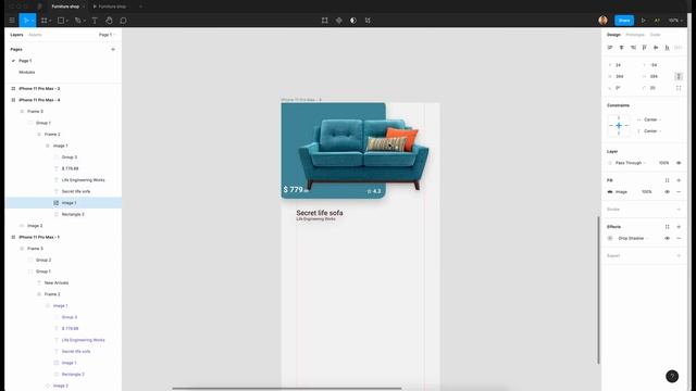 Learn designing shopping app ui design on Figma speed art смотреть онлайн