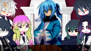 ?Hashira React To Rimuru Tempest? || Gacha club react