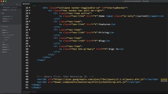 Bootstrap 4 Tutorial #8 Code a Startup Website смотреть онлайн