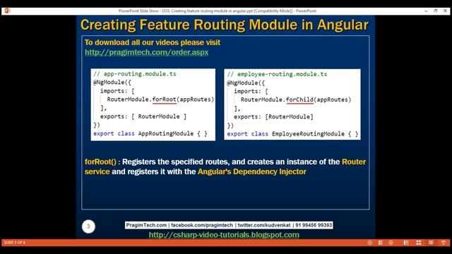 Creating feature routing module in angular смотреть онлайн