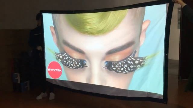 Складной проекционный экран Byintek 100 дюймов 120 дюймов