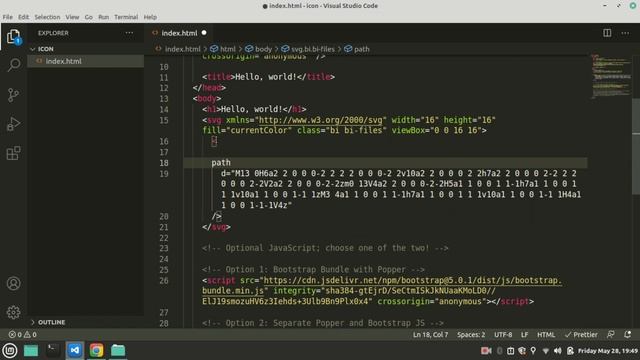 Cara Menggunakan Icon diFramework Bootstrap5 | Tutorial bootstrap5 смотреть онлайн