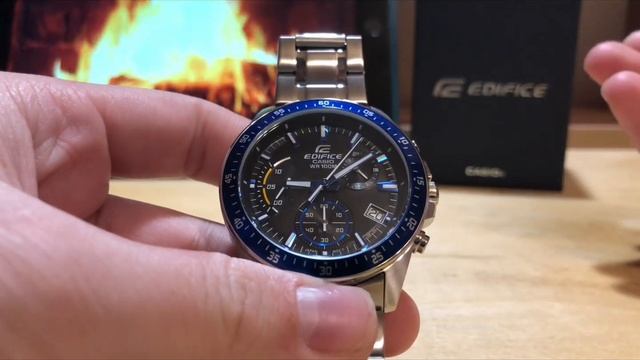 Обзор на часы Casio Edifice EFV-540D-1A2VUEF