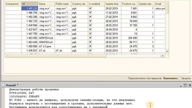 Проценка из ABCP 1c-abcp.ru