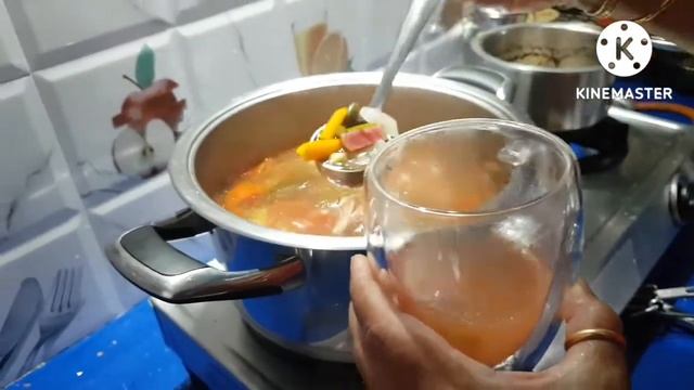Vegetable soup. Healthy clear and thick vegetable soup смотреть онлайн