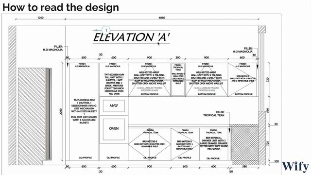 How to read Drawing & Learn to read the Kitchen drawing. #modular #modularkitchen смотреть онлайн