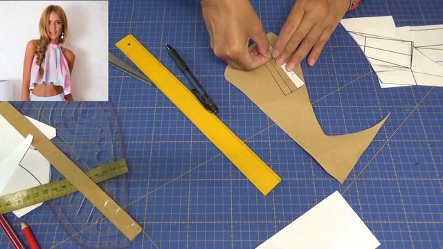 Crop-top con cuello halter y vuelo.??? Patrones ?Cursos gratuitos de Costura? смотреть онлайн