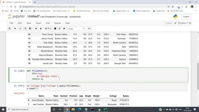 Null value handling in a practical dataset | Pandas | Python смотреть онлайн