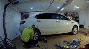 Замена колес лето зима, с 15 185 65 на 16 205 55. Киа рио(солярис) изменение клиренса, просвета