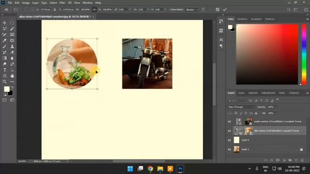 Photoshop-Frame Tool (Image Place Holder) | Complete Photoshop Course For Begginers Class #4 смотреть онлайн