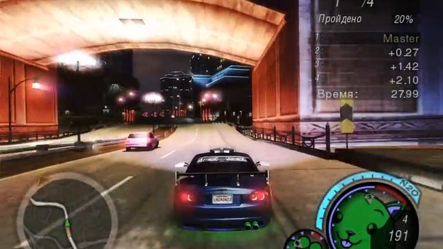 Nissan GTR NFS Undegraun 2 Race 38 смотреть онлайн