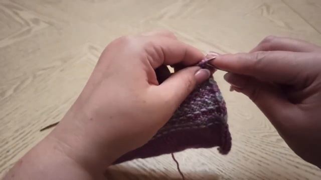 Простые , удобные тапочки-следки на двух спицах № 19 / patik modelleri смотреть онлайн