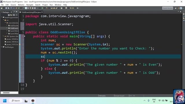 Java Program to Check if a Given Number is Odd Or Even ||Top 50+ Java Program For Coding Intervie смотреть онлайн
